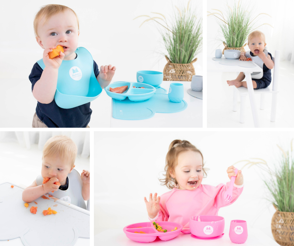 Building baby and toddler independence at mealtimes!