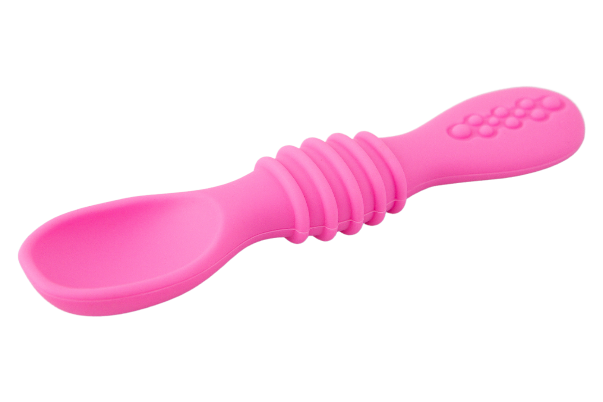 Baby & Toddler Silicone Spoon Easy Flexi Grip - Pink